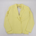 Alessandro Vigilante Yellow Blazer with Coordinating Bra Top, Size 44/40 IT