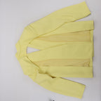 Alessandro Vigilante Yellow Blazer with Coordinating Bra Top, Size 44/40 IT