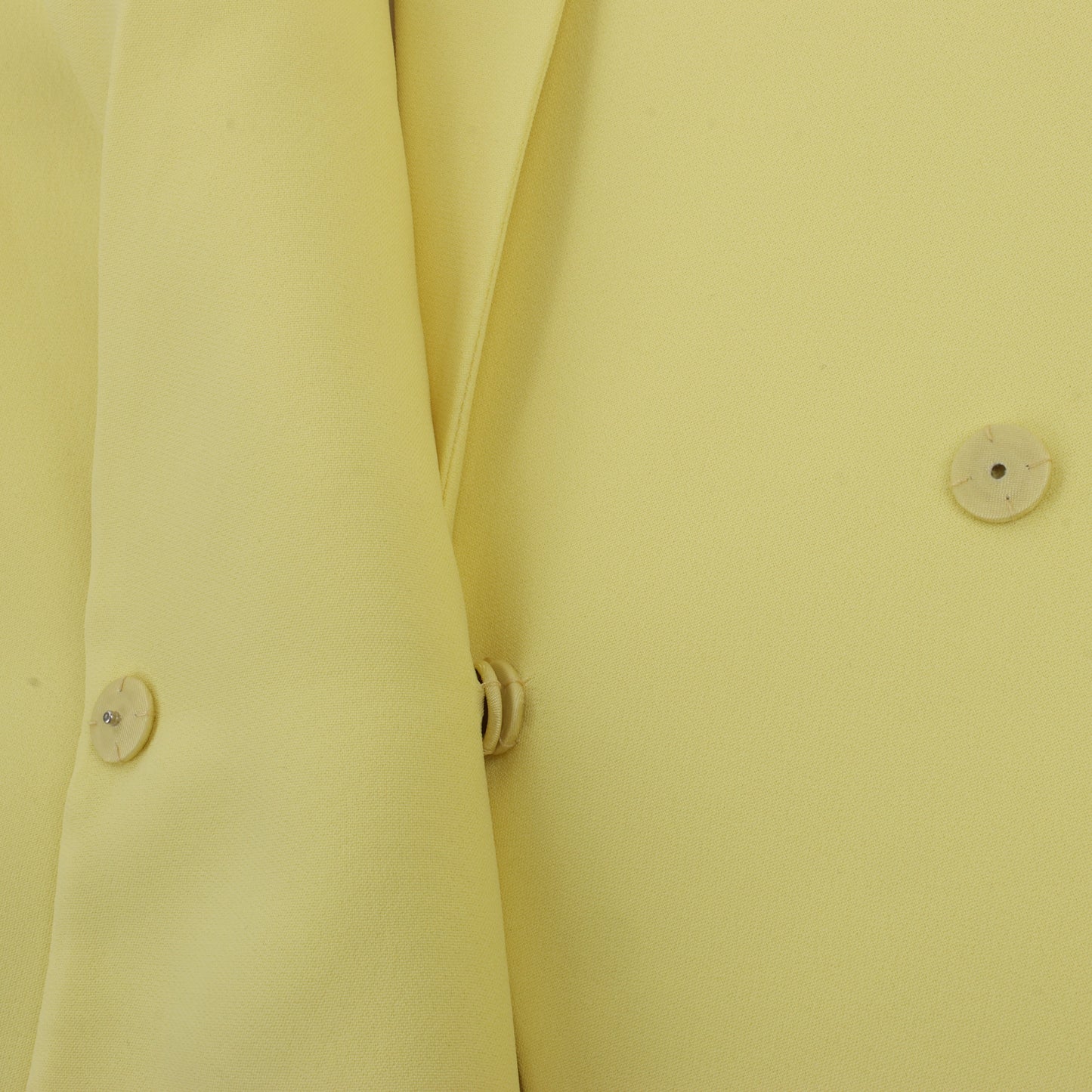 Alessandro Vigilante Yellow Blazer with Coordinating Bra Top, Size 44/40