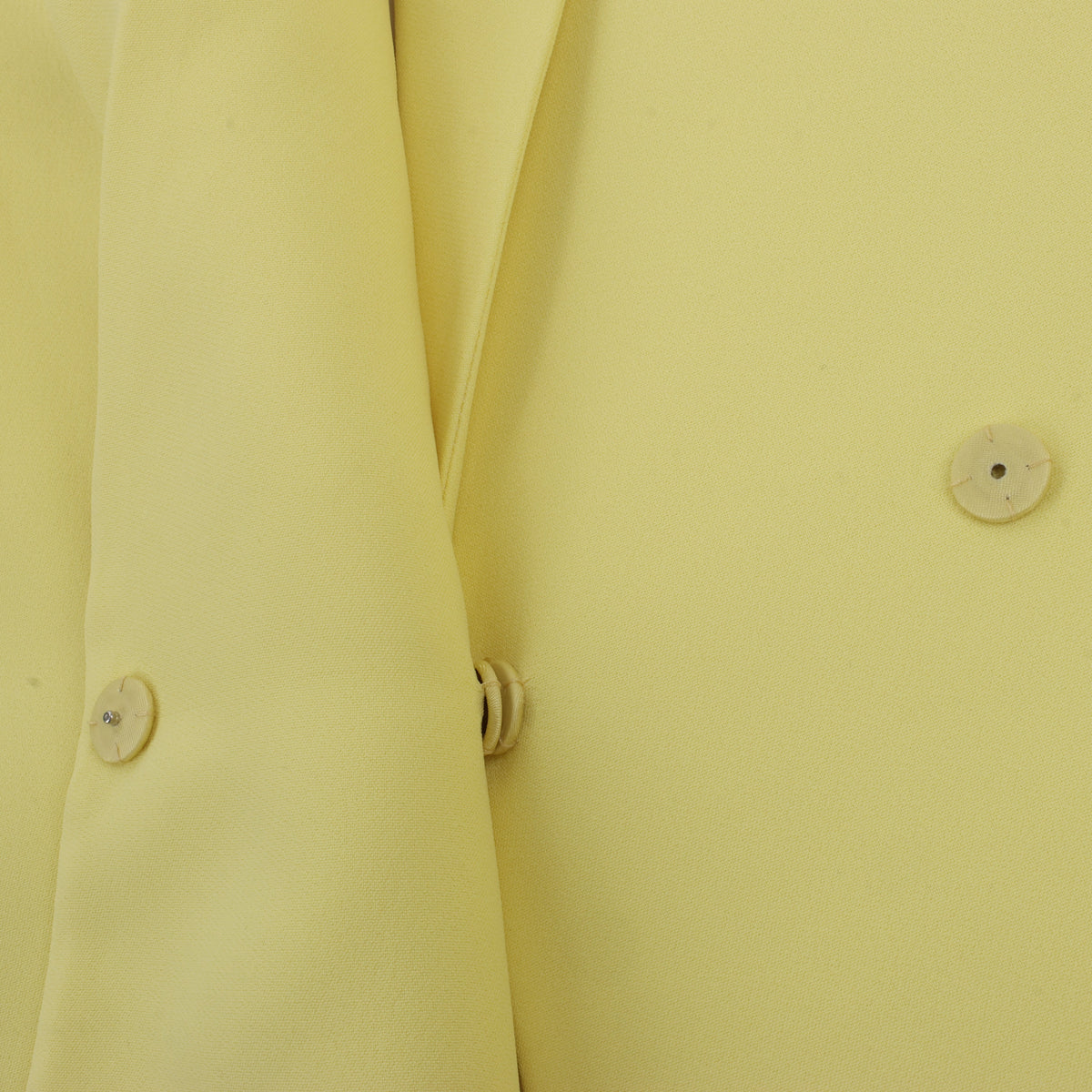 Alessandro Vigilante Yellow Blazer with Coordinating Bra Top, Size 44/40 IT
