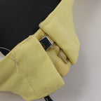 Alessandro Vigilante Yellow Blazer with Coordinating Bra Top, Size 44/40 IT
