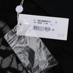 Maison Margiela Black Blazer with Lace Overlay, Size 40