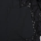 Maison Margiela Black Blazer with Lace Overlay, Size 40