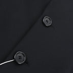 Maison Margiela Black Blazer with Lace Overlay, Size 40