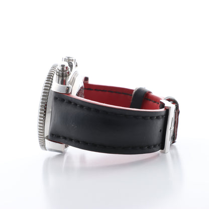 Breitling Superocean A73310 1322371 SS & Rubber QZ Black Dial Watch