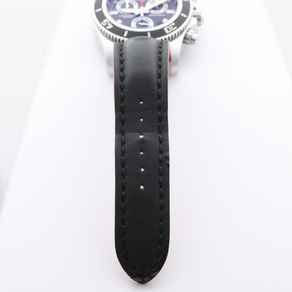 Breitling Superocean A73310 1322371 SS & Rubber QZ Black Dial Watch