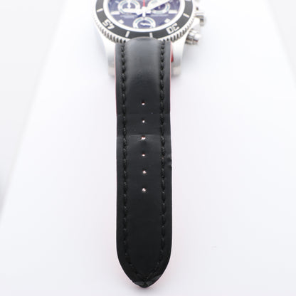 Breitling Superocean A73310 1322371 SS & Rubber QZ Black Dial Watch