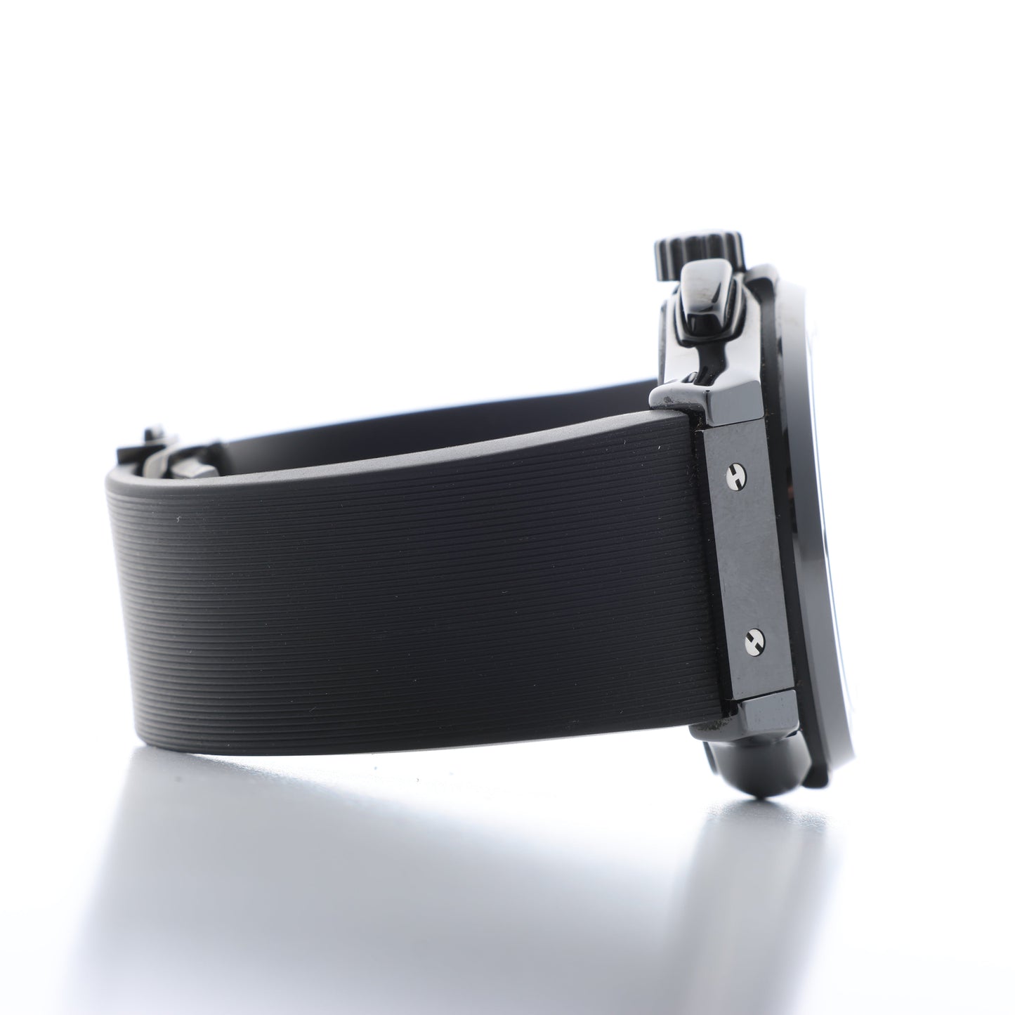 Montre Hublot Classic Fusion Black Magic 521.CM.1171.RX 1417718 Ti &amp; CE &amp; caoutchouc AT Cadran Noir