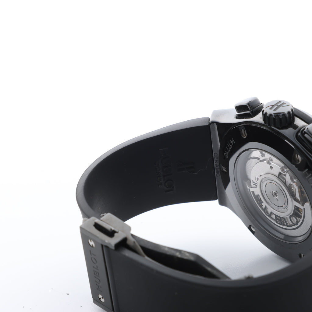 Hublot Classic Fusion Black magic 521.CM.1171.RX 1417718 Ti & CE & rubber AT Black Dial Watch