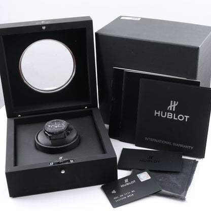 Montre Hublot Classic Fusion Black Magic 521.CM.1171.RX 1417718 Ti &amp; CE &amp; caoutchouc AT Cadran Noir