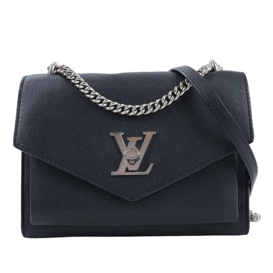Sac à main Louis Vuitton Cuir Taurillon MyLockMe BB 2 voies Noir M51418