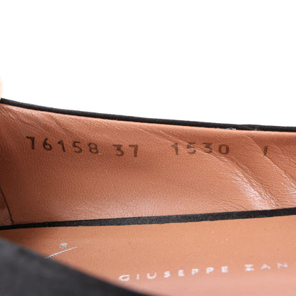 Ballerines noires Giuseppe Zanotti à nœud, pointure 37 EU