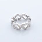 Cartier C Heart Diamond Ring 750(WG) 8.0g, Size 47 EU