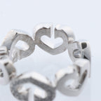 Cartier C Heart Diamond Ring 750(WG) 8.0g, Size 47 EU