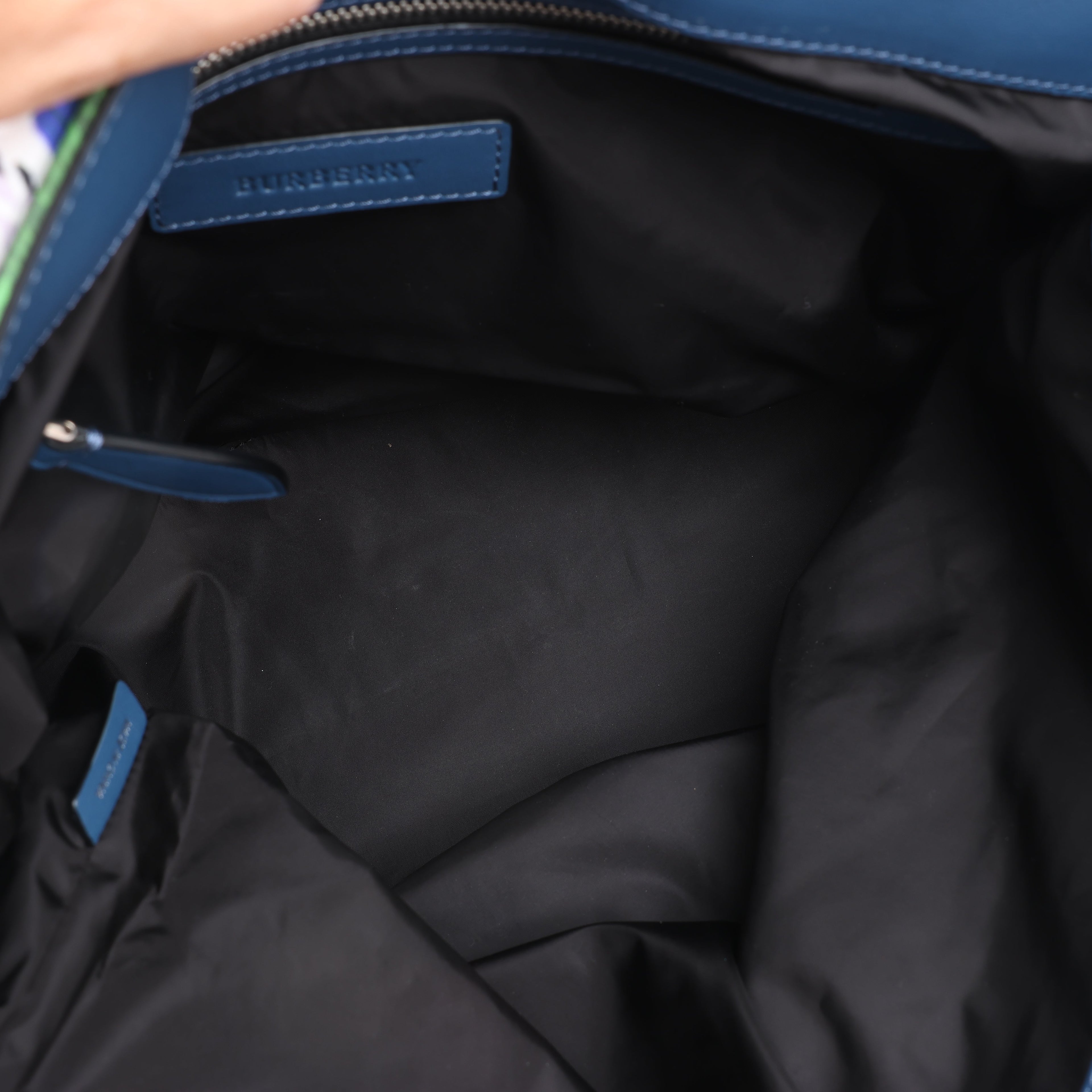Burberry Graffiti Logo Printed Messenger Bag Multicolor