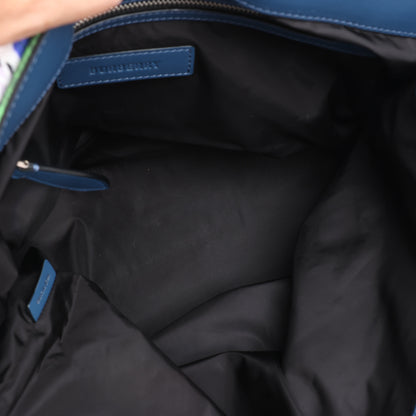 Burberry Graffiti Logo Printed Messenger Bag Multicolor