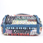 Burberry Graffiti Logo Printed Messenger Bag Multicolor