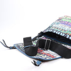 Burberry Graffiti Logo Printed Messenger Bag Multicolor