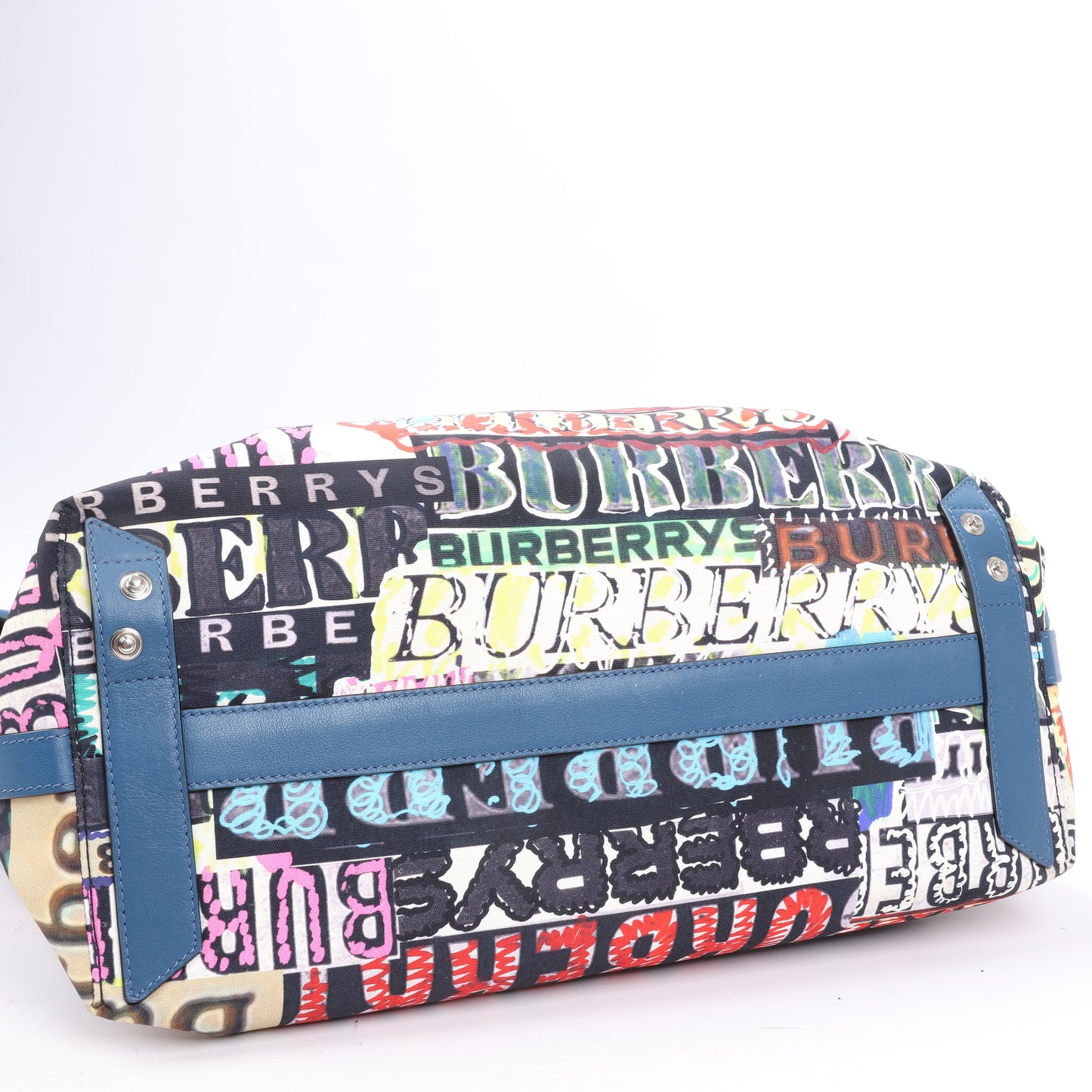 Burberry Graffiti Logo Printed Messenger Bag Multicolor