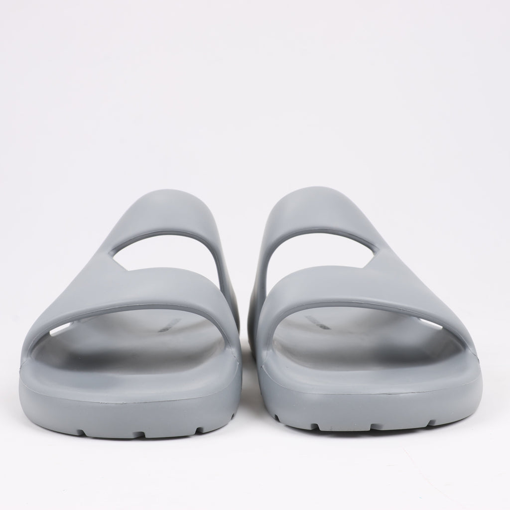 Bottega Veneta Rubber Band Sandals in Grey, Size 43 EU
