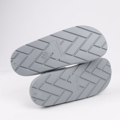 Bottega Veneta Rubber Band Sandals in Grey, Size 43 EU