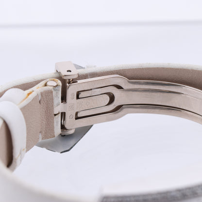 Harry Winston Avenue Traffic AVTQHM21WW002 Krokodilleder x WG QZ MOP Zifferblattuhr