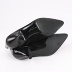 Salvatore Ferragamo Gancini Leather & Suede Ankle Boots in Black, Size 4.5 US