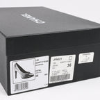 Chanel Coco Mark Leather Heels Black × Silver G29571, Size 36 EU