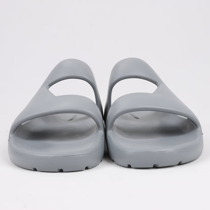 Bottega Veneta Rubber Band Sandals in Grey, Size 43 EU