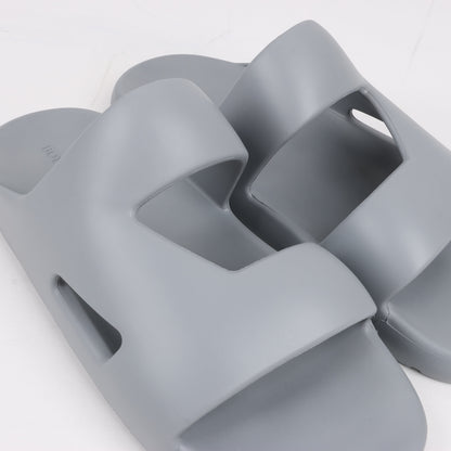 Bottega Veneta Rubber Band Sandals in Grey, Size 43 EU