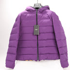 Fendi Purple Puffer Jacket, Size 44