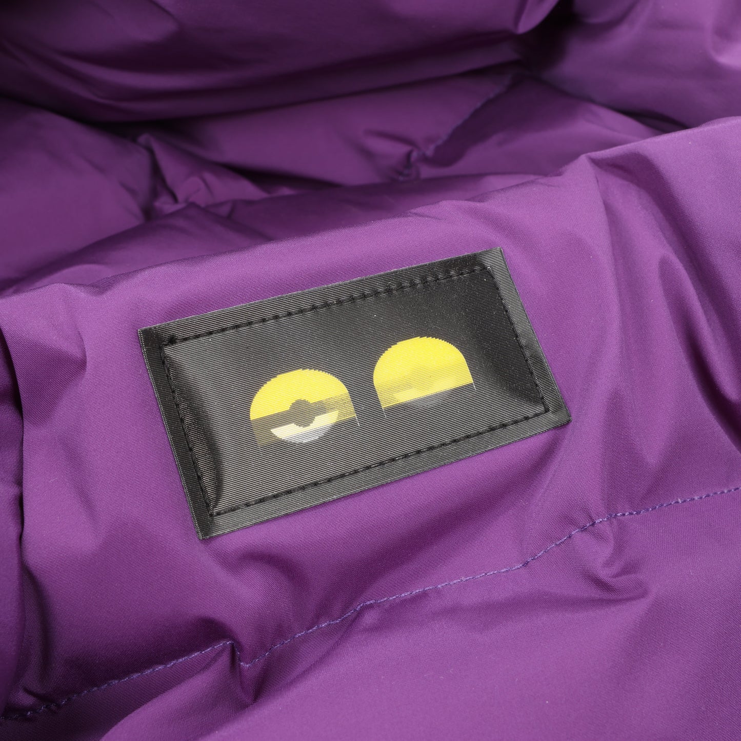 Fendi Purple Puffer Jacket, Size 44