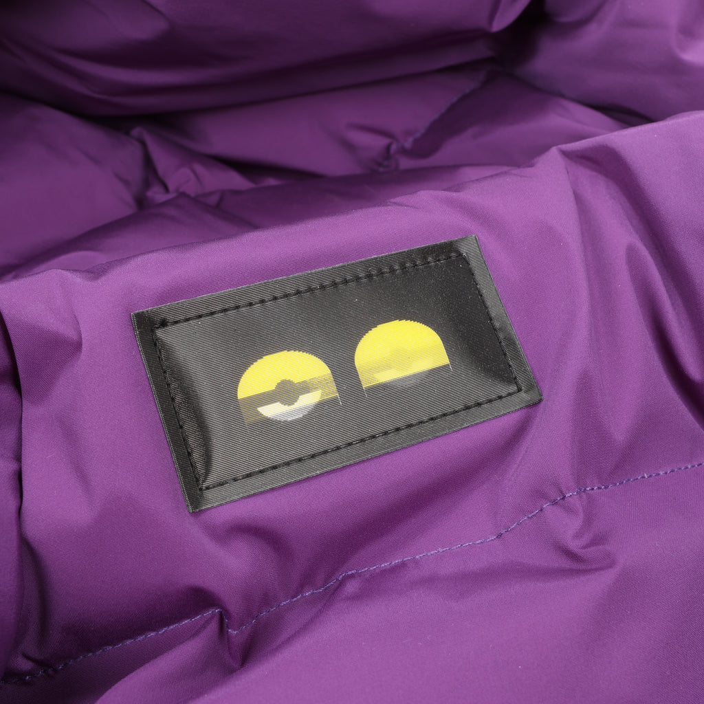 Fendi Purple Puffer Jacket, Size 44