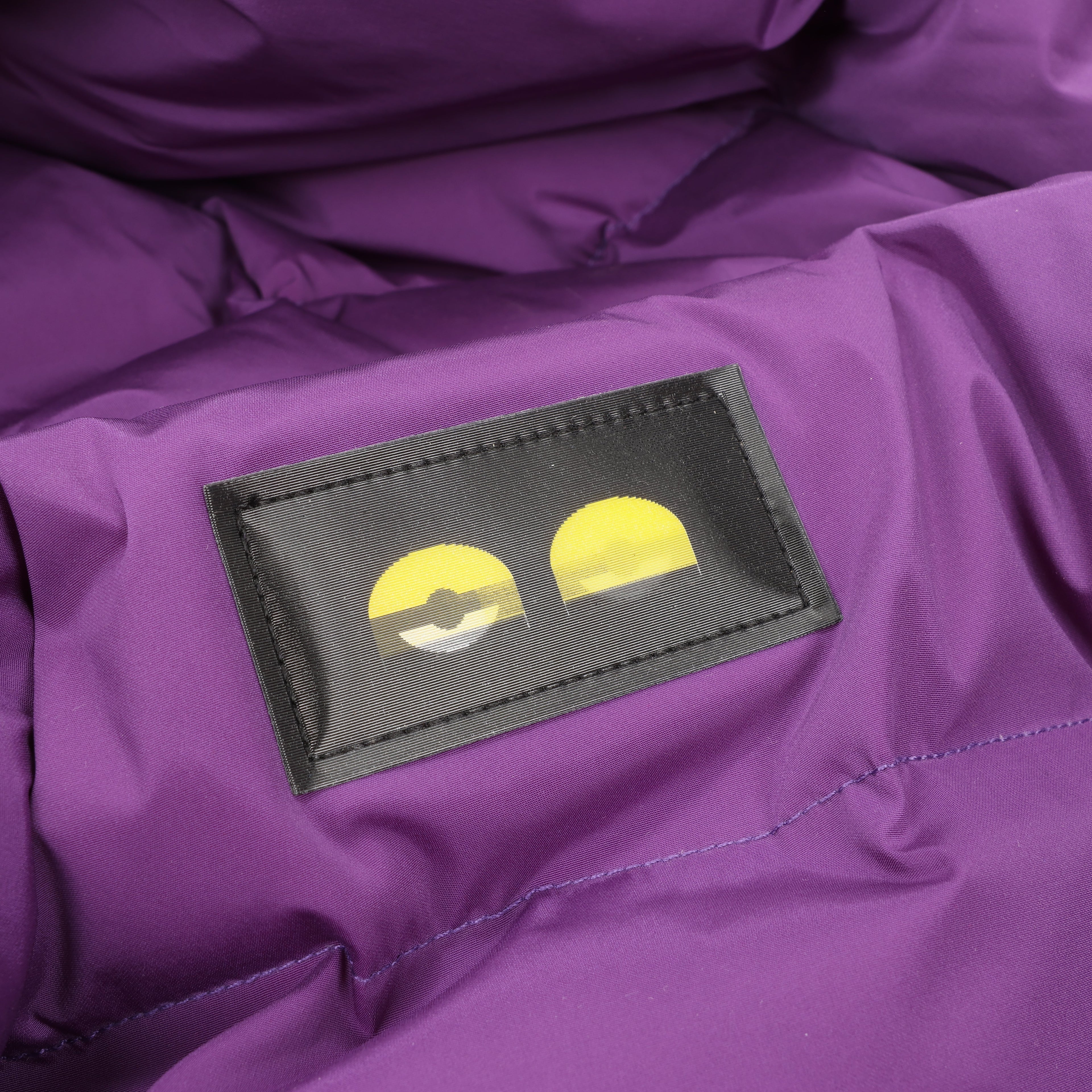 Fendi Purple Puffer Jacket, Size 44