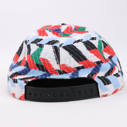 Chanel Tweed Woven Airline CC Cap Hut Rot Weiß Blau