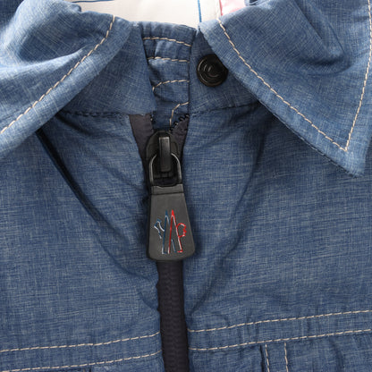 Veste sans manches en jean bleu Moncler Grenoble, taille 1 S 