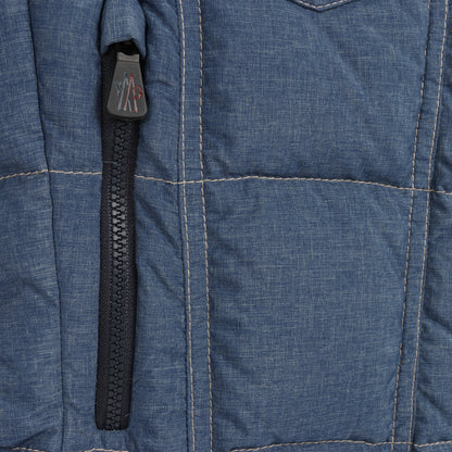 Veste sans manches en jean bleu Moncler Grenoble, taille 1 S 