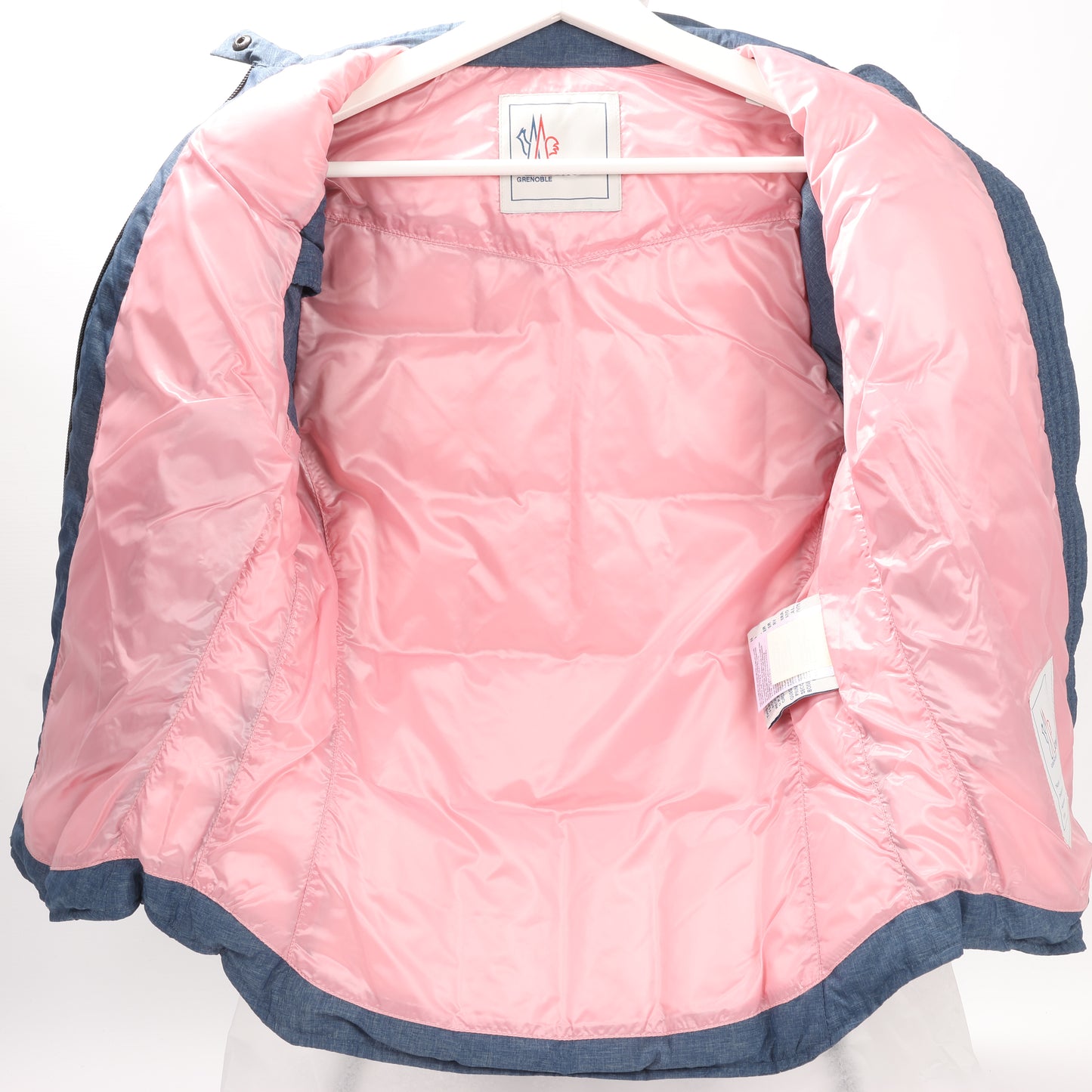 Veste sans manches en jean bleu Moncler Grenoble, taille 1 S 