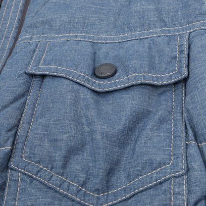 Veste sans manches en jean bleu Moncler Grenoble, taille 1 S 