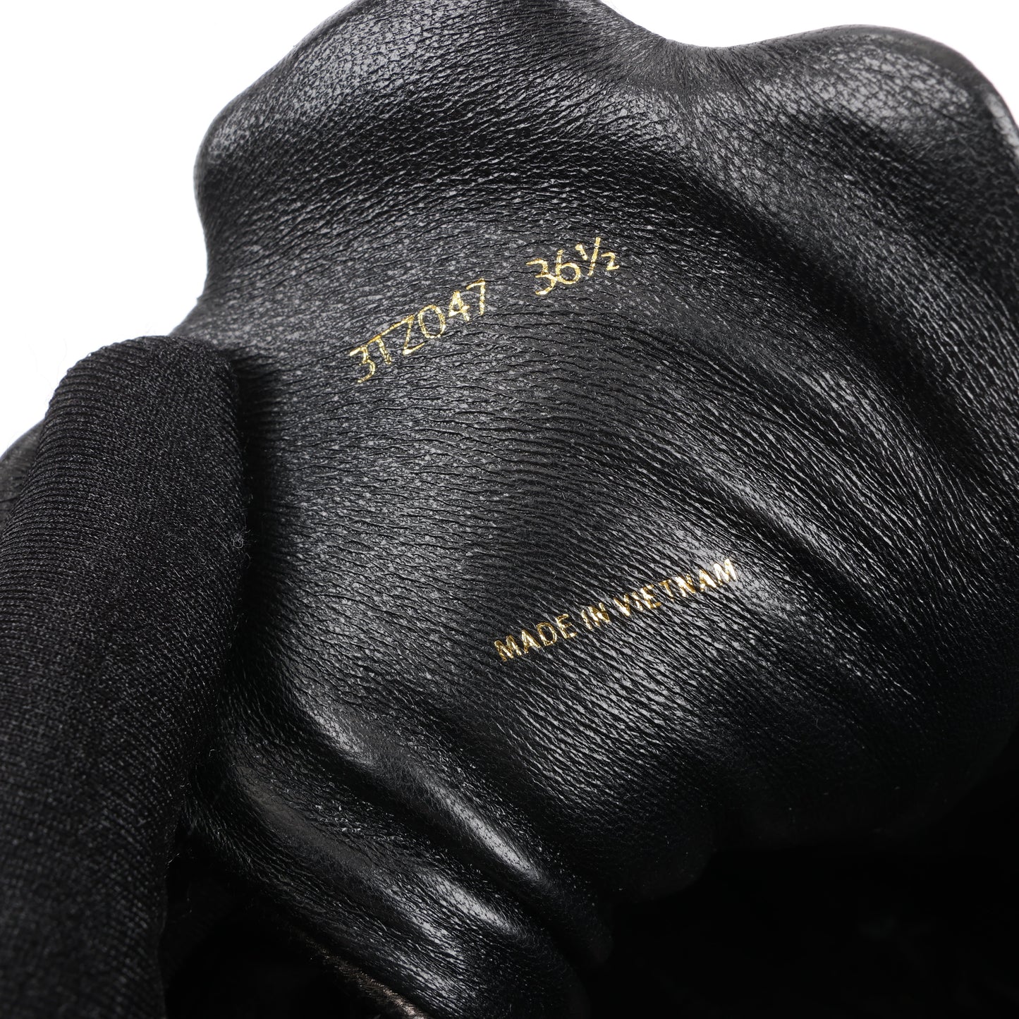 Baskets montantes en cuir noir PRADA Sport 3TZ047, pointure 36,5 EU