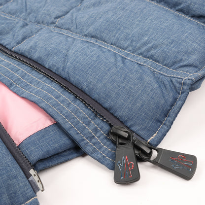 Veste sans manches en jean bleu Moncler Grenoble, taille 1 S 