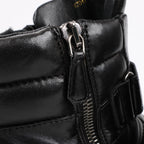 PRADA Sport Leather High-top Sneakers in Black 3TZ047, Size 36.5 EU