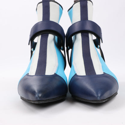 Louis Vuitton Neoprene Deep Sea Ankle Boot in Blue, Size 39 EU