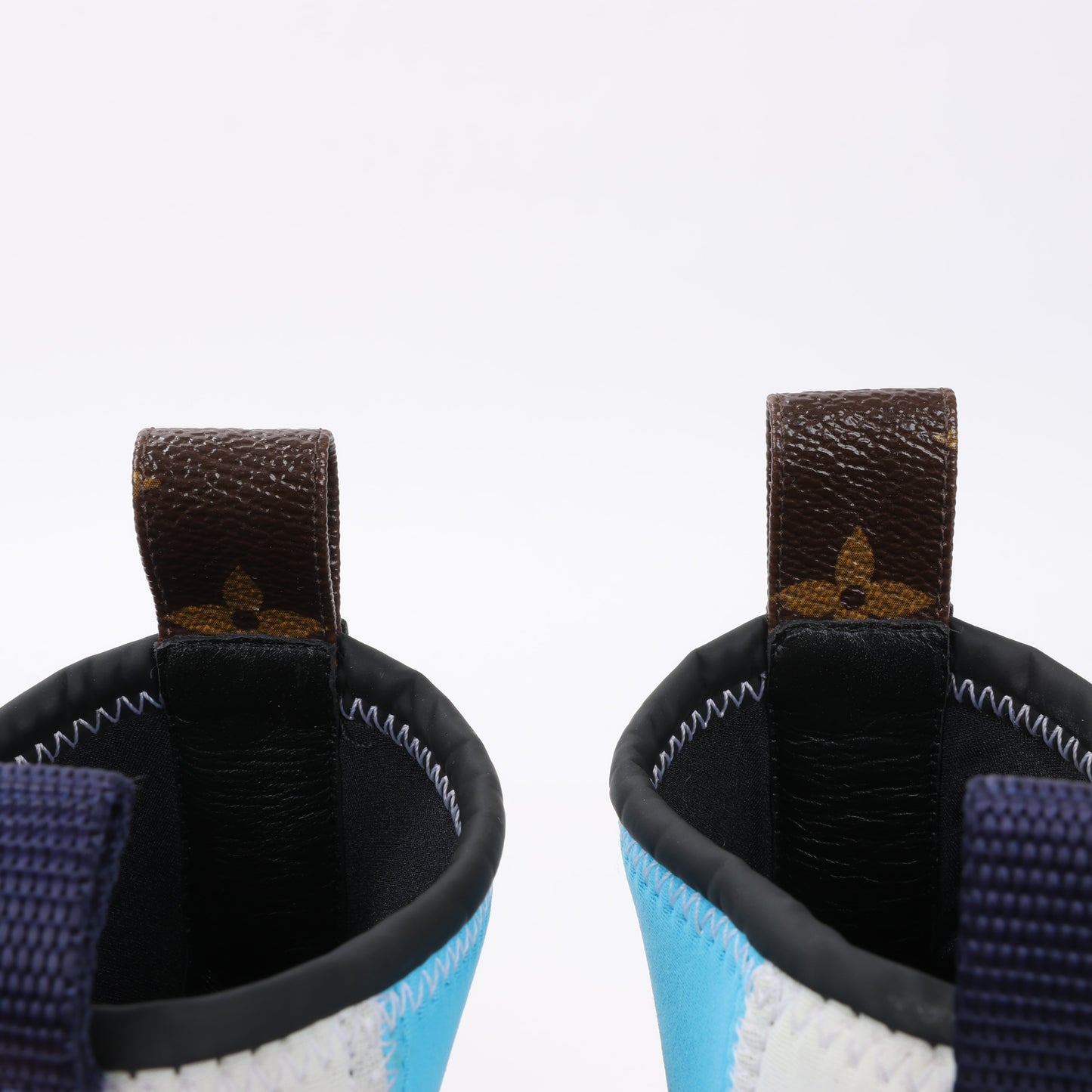 Louis Vuitton Neoprene Deep Sea Ankle Boot in Blue, Size 39 EU