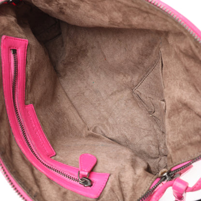 Bottega Veneta Intrecciato Nodini Crossbody Bag in Pink