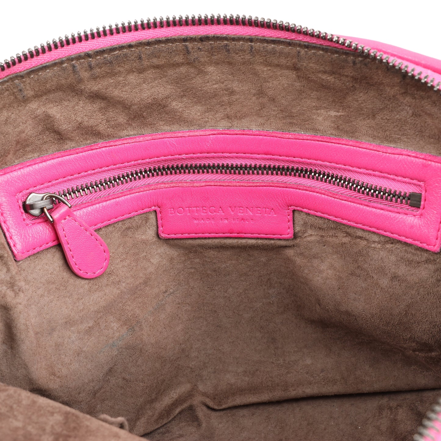 Bottega Veneta Intrecciato Nodini Crossbody Bag in Pink