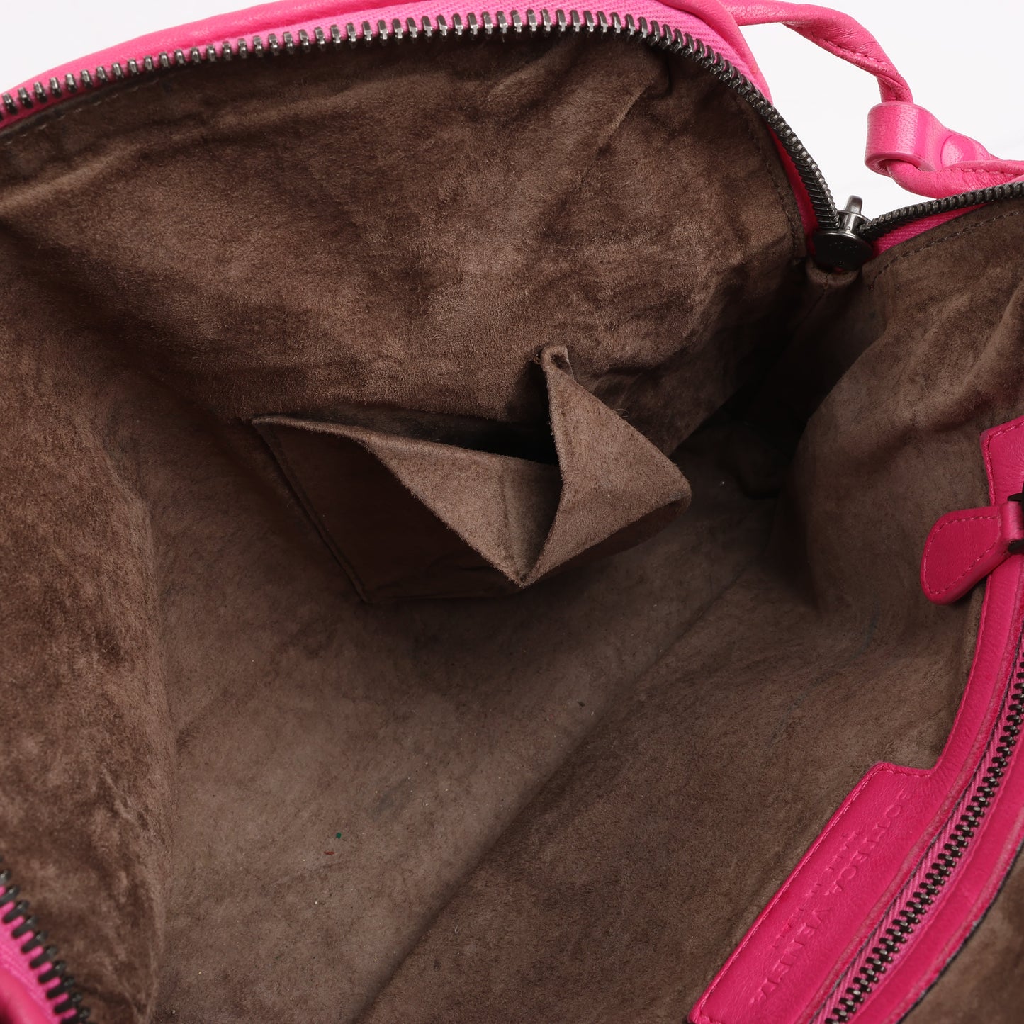 Bottega Veneta Intrecciato Nodini Crossbody Bag in Pink