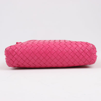 Bottega Veneta Intrecciato Nodini Crossbody Bag in Pink