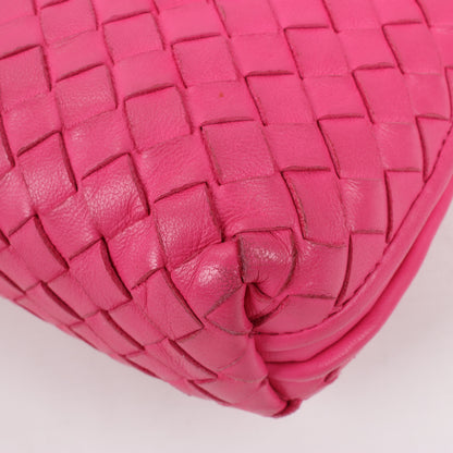 Bottega Veneta Intrecciato Nodini Crossbody Bag in Pink