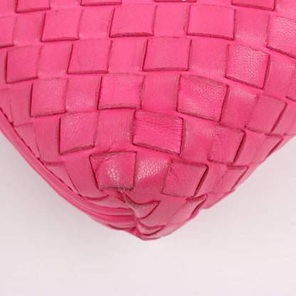 Bottega Veneta Intrecciato Nodini Crossbody Bag in Pink